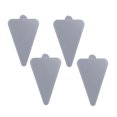 thumbnail image 4 of CHICHUMID 100Pcs Triangular Mousse Cake Boards Silver Cardboard Simple and Classy for Events Afternoon Tea, 4 of 8
