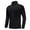 Black, variant on Xysaqa Men's Stand Collar Softshell Jackets Slim Fitted Windproof Warm Lightweight Jacket Mens Outdoor Sports Jackets Casual Windbreaker with Zipper Pockets Khaki