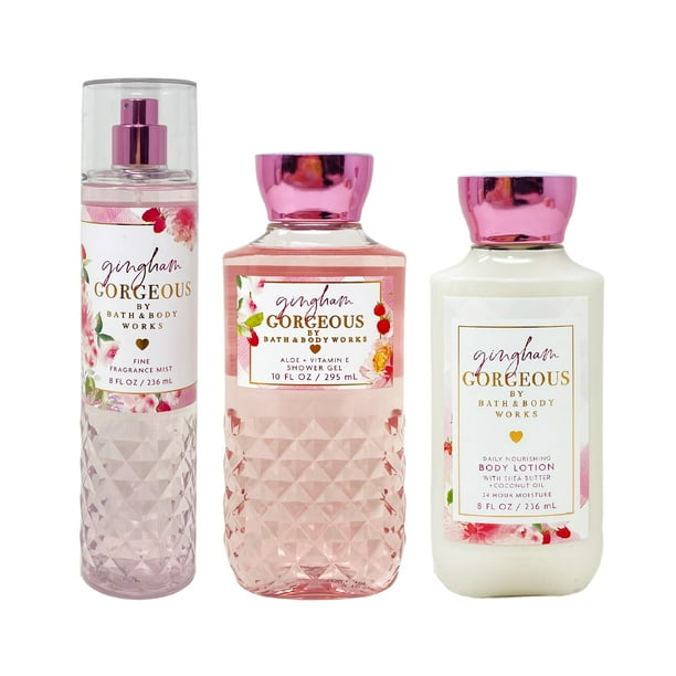 Bath and Body Works Gingham Gorgeous Trio Gift Set - Fragrance Mist ...