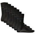 thumbnail image 1 of TOM TAILOR Calcetines de hombre, paquete de 7 - 7-Days Box, caja de regalo, rayas, estampado pequeño Negro 43-46, 1 of 7