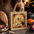thumbnail image 4 of 5D Handmade Craft Bag, Halloween Pearl Diamond Painting DIY Kit , Fall Wall Art Home Decor, Beginner Friendly Seasonal Craft Gift for Halloween Party(Style E), 4 of 5