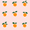 Cartoon Citrus, variant on Yayeee 8 Pack Cabinet Knobs with Screws Round Zinc Drawer Pulls for Kitchen, Cartoon Citrus