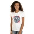 thumbnail image 3 of Let Freedom Ring American Flag Eagle Womens Fitted Plus Size Graphic Tee Brisco Brands 3X, 3 of 6