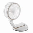 thumbnail image 6 of Folding Low-Noise USB Solar Fan With Bright LED Night Light + Solar Panel With 180° Adjustable Angel Desk Fan, 6 of 7