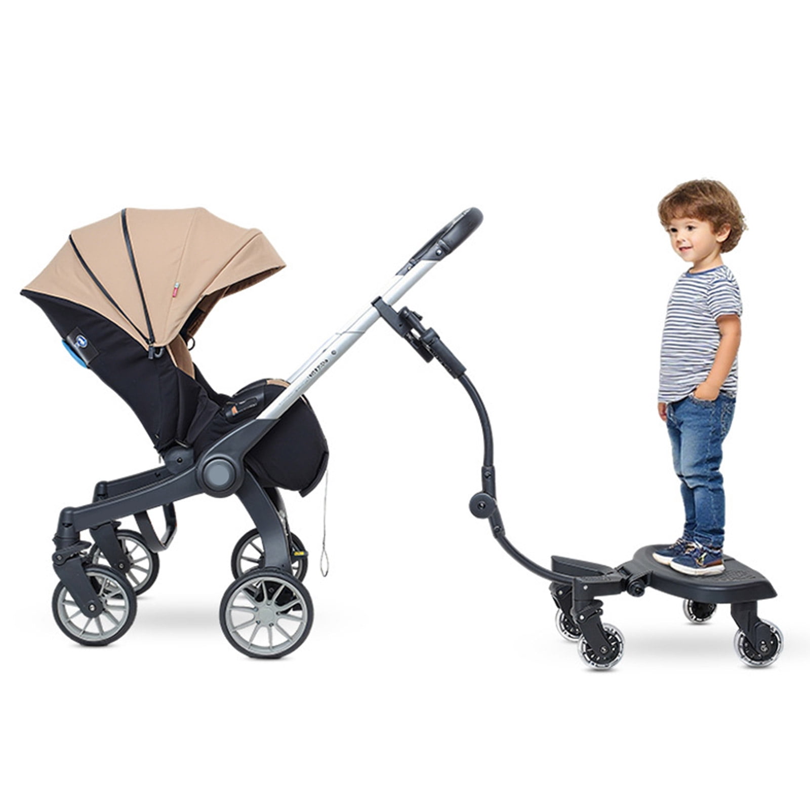 Multifunction Baby Strollers Platform Easy Installation 25kg Load Bearing Pram Assist Pedal For Second Child Family