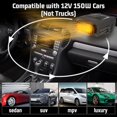 thumbnail image 5 of XVX 3 in 1 Portable Car Heater,12v 150w Car Heater, Quiet 360 Rotation Car Heater Cigarette Lighter Windshield Defrosters for Windshield Cleaning, 5 of 5