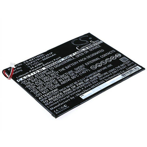 6600mAh Nextbook 1ICP3/79/123 2S1P Battery for Nextbook 10" NXW10QC32G