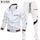 thumbnail image 2 of 2024 Conjuntos de chándal para hombre Conjuntos de sudadera y pantalones de chándal con cremallera y cuello alto Traje deportivo para correr Fitness, 2 of 4