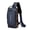 Blue, variant on Anti-theft Sling Bag for Men, Polyester Fiber Anti-theft Crossbody Bag, Usb Charging Sport Sling Bag, Large Capacity Waterproof Chest Bag for Work, Business Trips, Daily Life& Hiking Travel