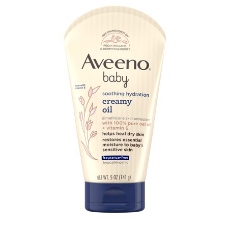 Aveeno Baby Soothing Hydration Creamy Oil for Dry Sensitive Skin, 5 oz