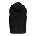 thumbnail image 4 of Timoontee Men's Winter Warm Puffer Vest Casual Comfy Padded Vest Sleeveless Jacket Vest Zip Up Quilted Waistcoat Fashion Solid Hoodie Vest Black M, 4 of 9