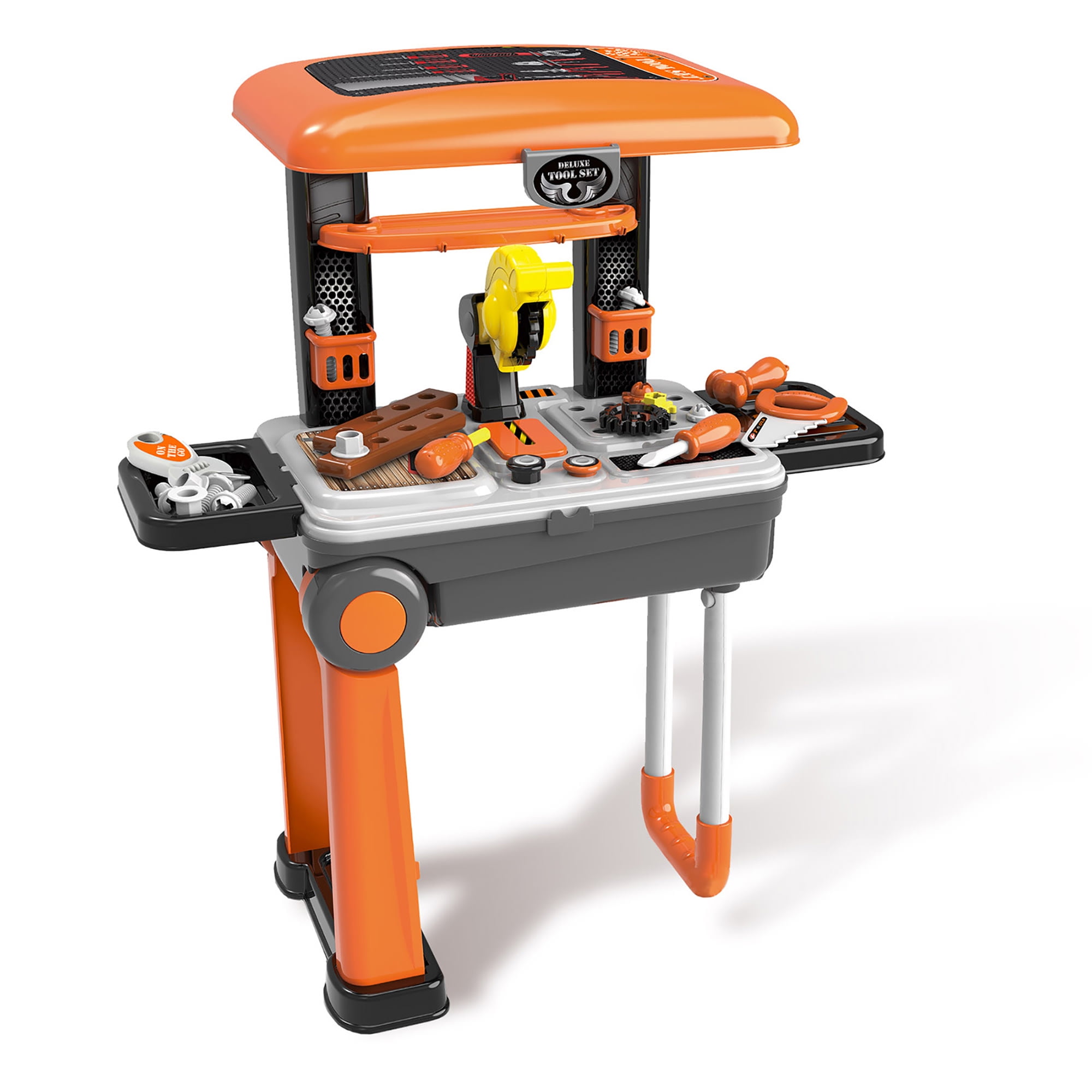 Kid Galaxy On the Go Carry On Suitcase & Pretend Play Tool Set