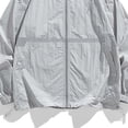 thumbnail image 4 of QSAWXQZ Men's Reflective Sun Protection Windbreaker UPF 50+ Zip up Lightweight Hooded Jacket Loose Breathable Outdoor Activewear with Pockets 3XL, 4 of 5