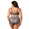 thumbnail image 2 of Elila Women&rsquo;s Plus Size Lacey Curves Underwire Bra, Full Coverage Support, Style 23112311 Grey, 2 of 4