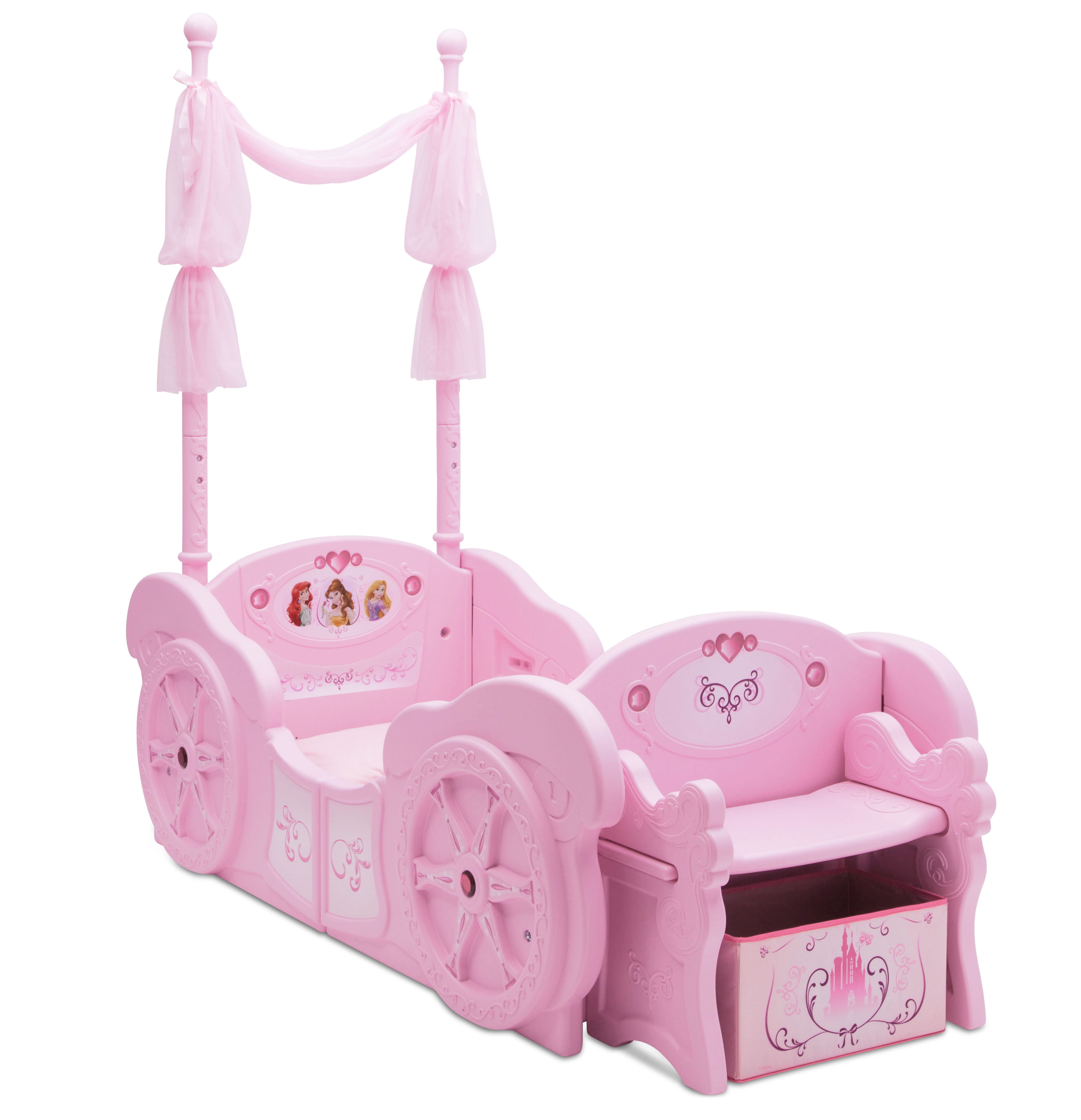 princess twin car bed