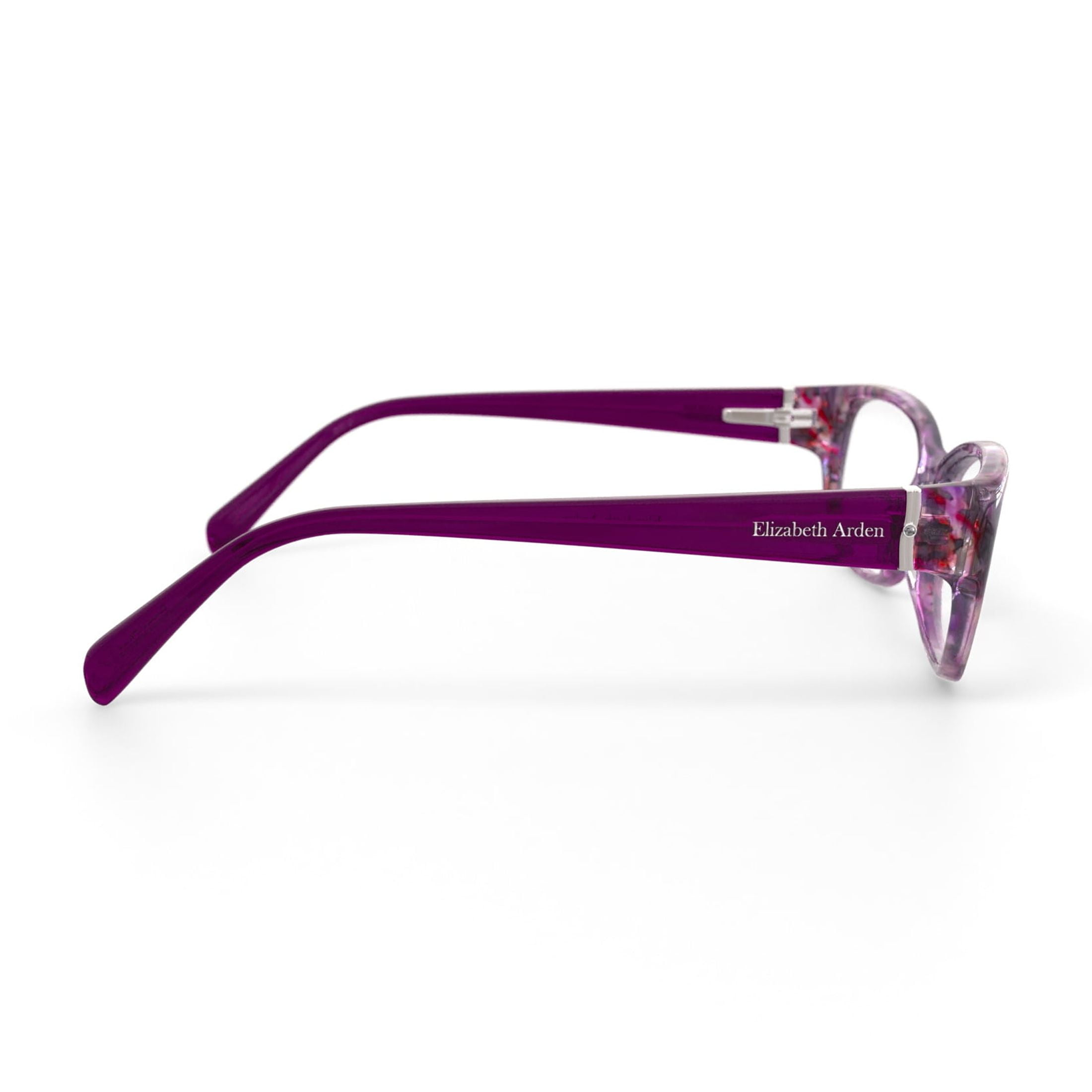 Elizabeth Arden EA 1148-2 Eyeglass Frames Womens 54-16-135 Purple Rectangular Elizabeth Arden EA1148-2 Purple Blue Rectangular Eyeglasses  main image 2