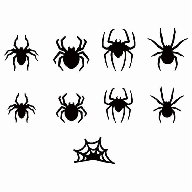 Pegatinas de pared de Halloween, decoración de arte mural, pegatinas luminosas para ventanas 9 piezas