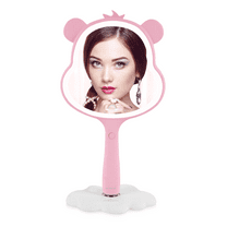 Impressions Vanity Care Bears Cheer LED Handheld Makeup Mirror with Lights and Detachable Stand Base