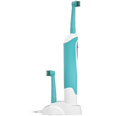Equate Kids Infinity Rechargeable Electric Toothbrush, Includes 2 Replacement Brush Heads