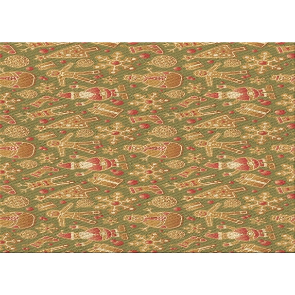 Ahgly Company Indoor Rectangle Patterned Dark Bisque Brown Area Rugs, 2' x 4'