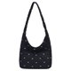 thumbnail image 1 of Bolso Mano Con Entramado Diamantes para Mujer Sencillo Lazo Acolchado Gran Capacidad, 1 of 9