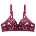 thumbnail image 1 of Sujetador sin aros con estampado de cierre trasero transpirable, cómodo y sexy de leopardo para mujer Fridja  nalpqowj7756, 1 of 3