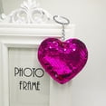 thumbnail image 4 of QIPOPIQ Clearance Keyring Heart-shaped Keychain Double-sided Reflective Sequins Bag Accessories Love Keychain Sequins Accessory Gifts for Her, 4 of 7