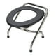 thumbnail image 1 of Silla Para Ir Al Baño De Acero Inoxidable Plegable Para Adultos Con Viajes Portátiles Para El Asiento Del Inodoro, Cócono Del Campamento Plegable, 1 of 7