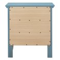 thumbnail image 5 of Glory Furniture Hammond 3 Drawer Nightstand in Teal Blue, 5 of 5