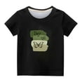 thumbnail image 4 of TFEOQRY Tween Girls And Boy shirts Tie dye printed casual short sleeved round neck top, 4 of 4
