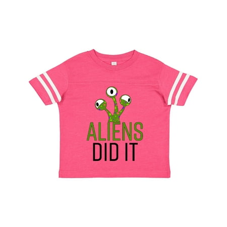 

Inktastic Aliens DId It Gift Toddler Boy or Toddler Girl T-Shirt