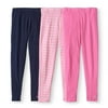 Girls' Knit Leggings 3-Pack Set
