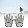 thumbnail image 4 of Fishing Gloves Nonslip Quick Hunting Gloves Cut Resistant Waterproof Gray, 4 of 8