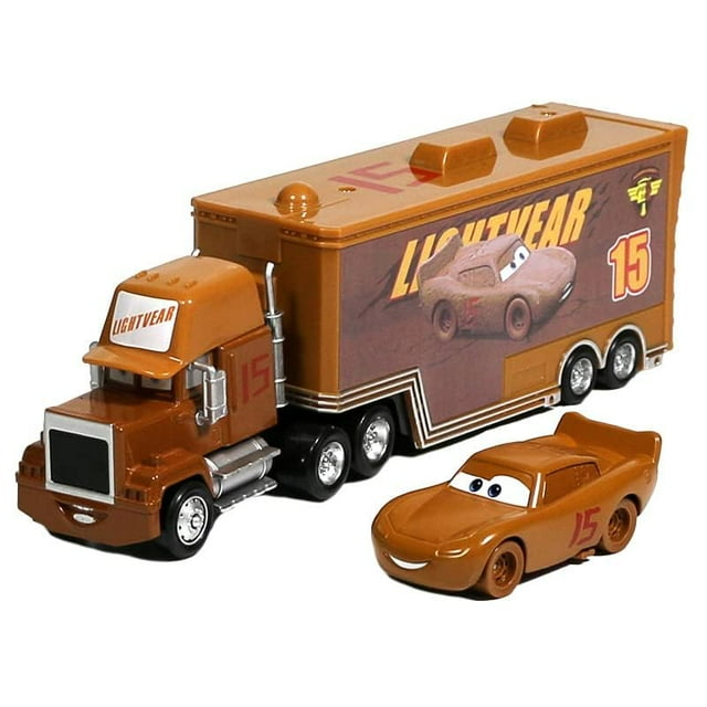 Modelo de vehículo Mack Uncle Truck de juguete fundido a presión 1:55 para niños