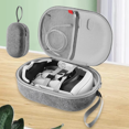 thumbnail image 3 of Shockproof EVA Storage Case for Meta Quest 3 VR Headset & Controllers - Gray Travel Bag with Charging Port, Shoulder Strap, Hand Strap & Mesh Pocket for Accessories - Scratch-Resistant, Portable, 3 of 6