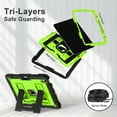 thumbnail image 2 of Decase Shock-Resistant Rugged Case for iPad Air 11 inch Case M3/ M2 (2025/2024) with Kickstand & Shoulder Strap,Tri-Layer PC+TPU Back Cover,Heavy Duty Protective Case for iPad Air 6th Generation,D, 2 of 9
