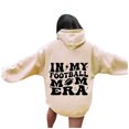 thumbnail image 1 of WEAIXIMIUNG Sweat à Capuche pour Enseignant 3X, Imprimé Lettre de Football pour Femmes (Style 3), 1 of 5