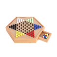 thumbnail image 4 of ruzhgo Traditional Chinese Checkers 12 Inches Board Game 6 Color Glass Pieces Set, 4 of 4