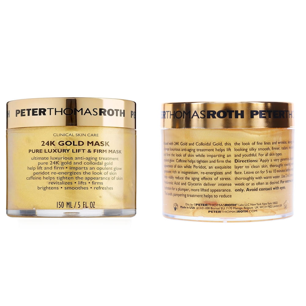 Peter Thomas Roth 24K Gold Mask Pure Luxury Lift & Firm Ultimate Luxurious anti-aging Treatment For All Skin Types, 5.1 oz