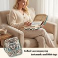 thumbnail image 3 of ZUXONGSY Navajo Aztec Wolf Print Bible Cover for Women Quilted Bible Carrier Large ChuZU Bag with Multiple Pockets Carrying Book Case for Essentials, 3 of 7
