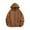 Brown, variant on Kids Cotton Sweatshirt Jackets with Hood Pockets Boys Girls Full Zip Up Hoodie Jacket Outerwear Long Sleeve (13 Years, Army Green)