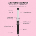 thumbnail image 3 of Conair Instant Heat 1-Inch Curling Iron, Fine to Thick Hair, Black/Silver, 1 Count, 3 of 9