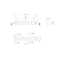 thumbnail image 2 of Bloque de Férulas Guyker FB-07 de Aluminio para Guitarra de 7 Cuerdas, 2 of 4