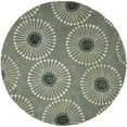 thumbnail image 4 of SAFAVIEH Soho Adeline Floral Wool Area Rug, Grey/Ivory, 6' x 6' Round, 4 of 9
