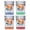 Multicolor (4-Pack), variant on Los Cabos Mexico Vintage Design Souvenir 2 oz Square Shot Glass – Orange