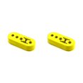 thumbnail image 3 of Riwesomey Soporte de escape para silenciador de coche de carreras, soporte de buje de goma Universal, montaje de 4 agujeros, ajuste de modificación de Amarillo 2piezas Riwesomey CBP384495, 3 of 6