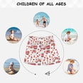 thumbnail image 6 of FORMRS Boys Swim Trunks Quick Dry Mesh Lining Beach Boardshorts, Sizes XS-XL, White Cartoon Fire Truck Pattern, 6 of 7