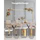 thumbnail image 4 of VEVOR Soporte para Barra de Mesa con Abrazaderas, Ajustable Alto de 330-1066,8 mm y Largo de 711,2-2489,2 mm, Marco para Arco de Globos de Mesa para Decoración de Cumpleaños, Fiestas, Dorado, 4 of 9