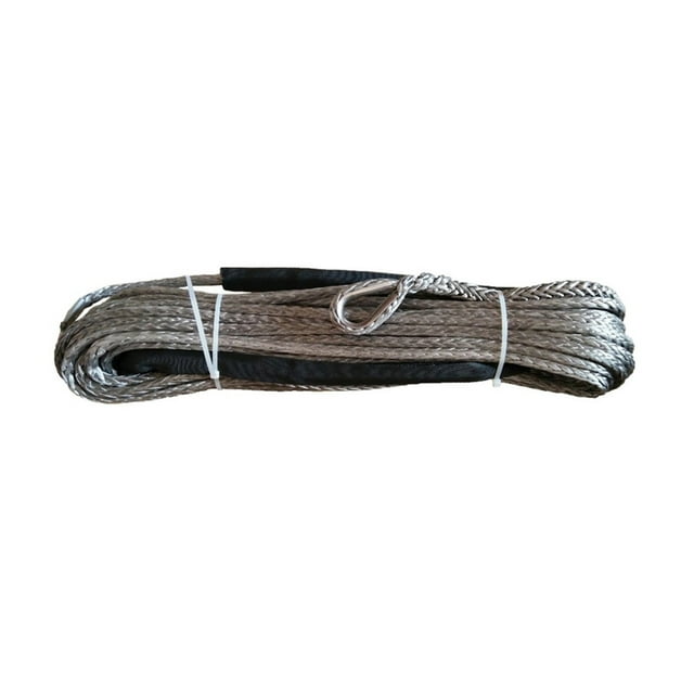 Winch Synthetic Rope 8mm X 50m UHMWPE Rope Synthetic Winch Line With Sheath For Offroad ,Durable & Safe