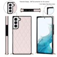 thumbnail image 2 of Case Compatible With Samsung Galaxy S22 Ultra, Diamond Lattice Embossed Pu Leather Cover, 2 of 3